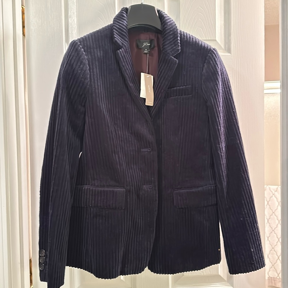 NWT - Navy JCrew blazer in corduroy.